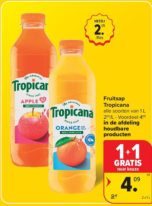 Fruitsap Tropicana