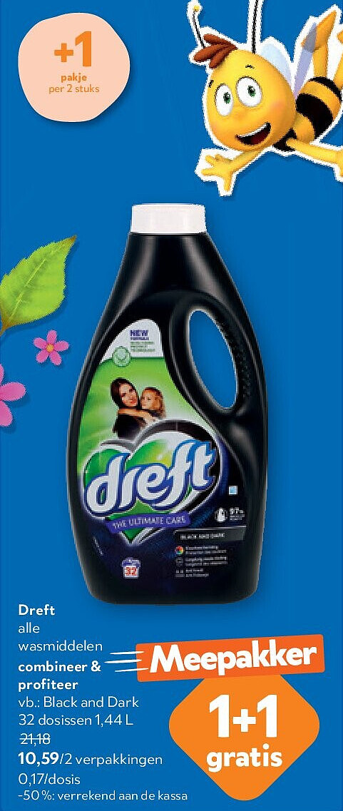 Dreft Black and Dark 32 dosissen 1,44 L