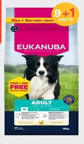 Eukanuba Brokken Medium adult 18 kg