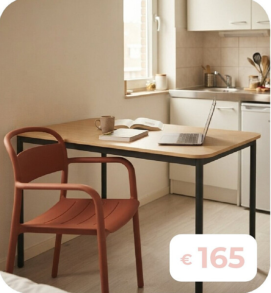 Tafel met afgeronde hoeken