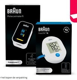 Braun bloeddruk- en saturatiemeters