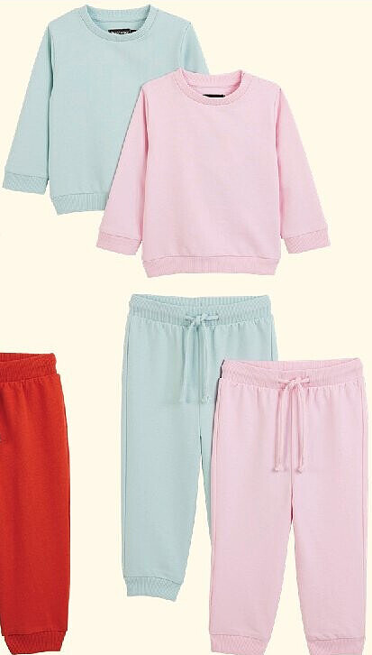 Lot de 2 sweats bébé Inextenso