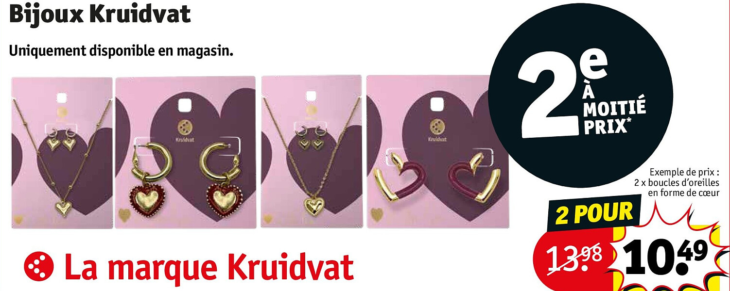 Bijoux Kruidvat 2 POUR