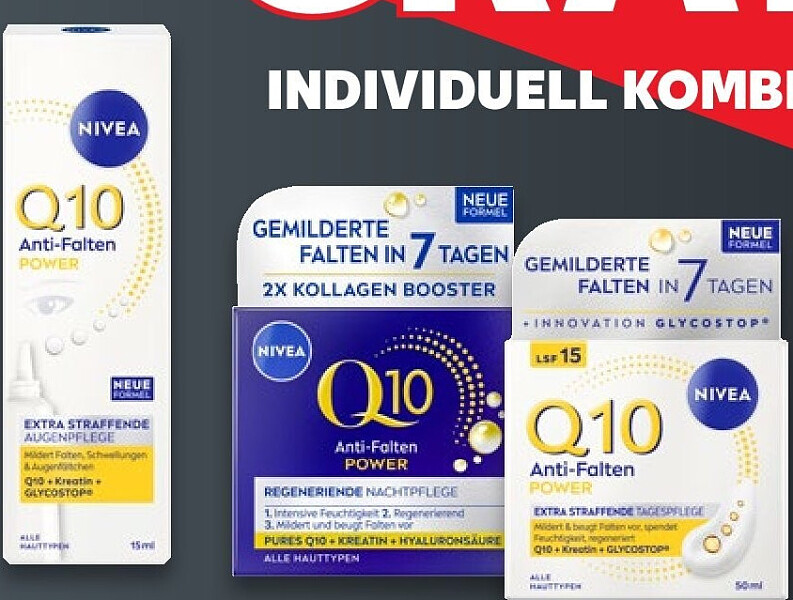 NIVEA Q10 Anti-Falten-Pflegeprodukte