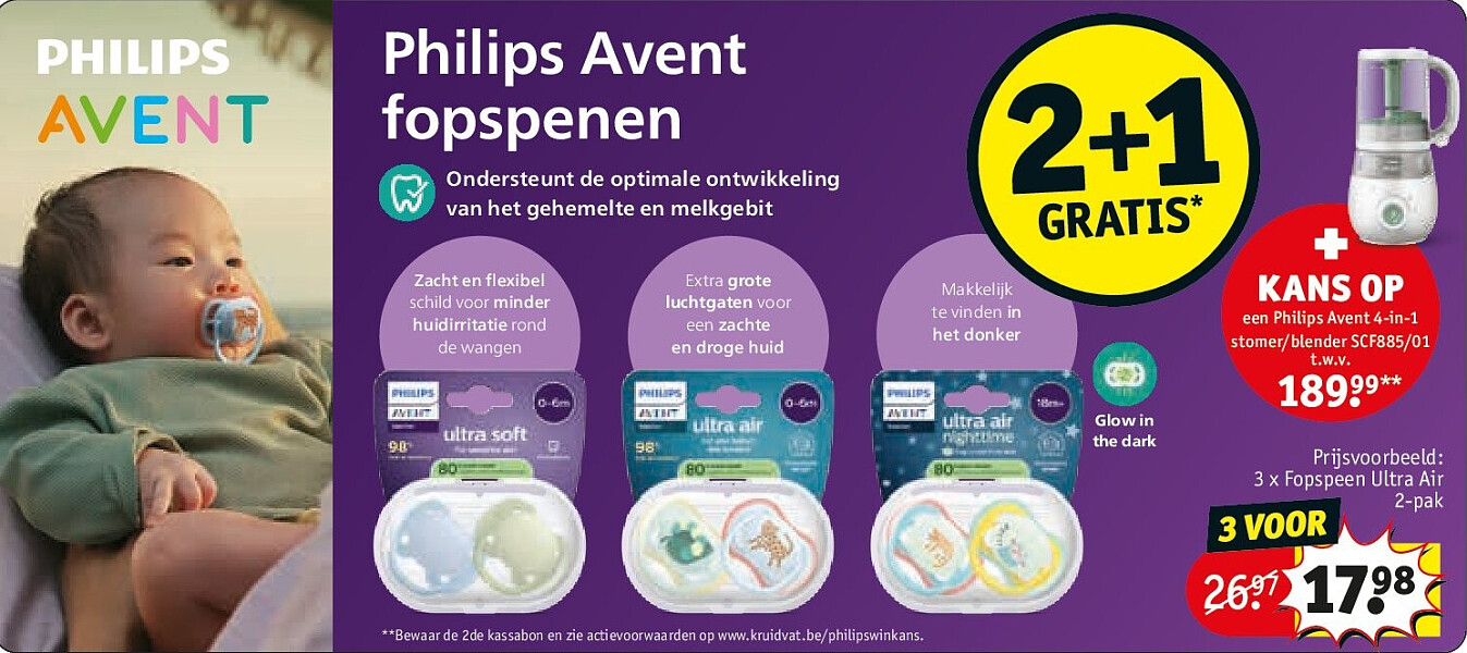 3 x Fopspeen Ultra Air 2-pak