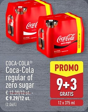 Coca-Cola regular of zero sugar