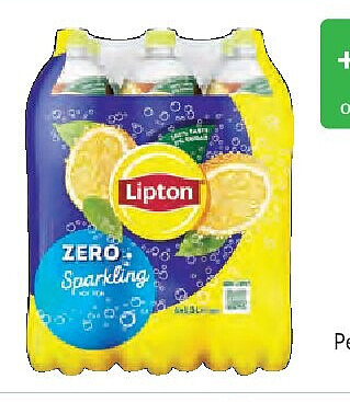 Lipton Ice Tea regular zero of Perzik niet-bruisend zero - 6x1,5l