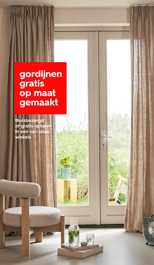 gordijnen gratis op maat gemaakt