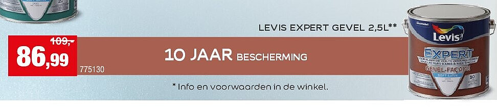 LEVIS EXPERT GEVEL 2,5L