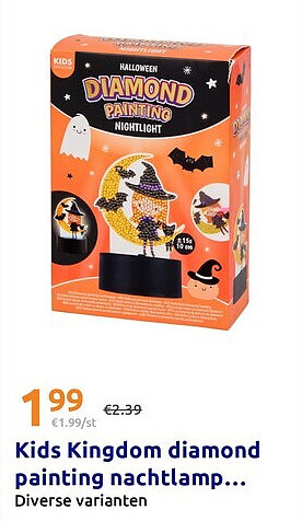 Kids Kingdom diamond painting nachtlamp Halloween