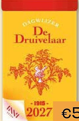 De Druivelaar scheurkalender 2027