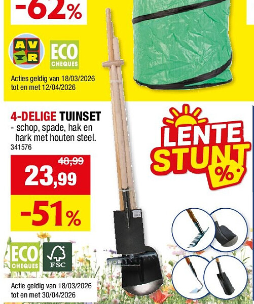 4-DELIGE TUINSET