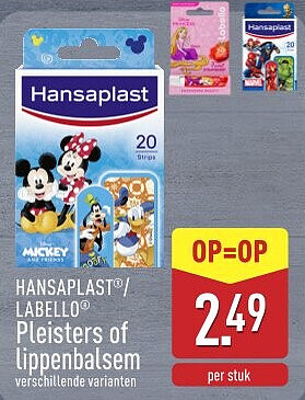 Pleisters of lippenbalsem