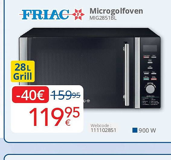 Microgolfoven MIG2851BL