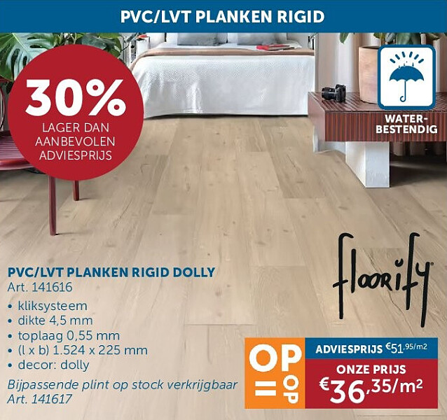 PVC/LVT PLANKEN RIGID DOLLY