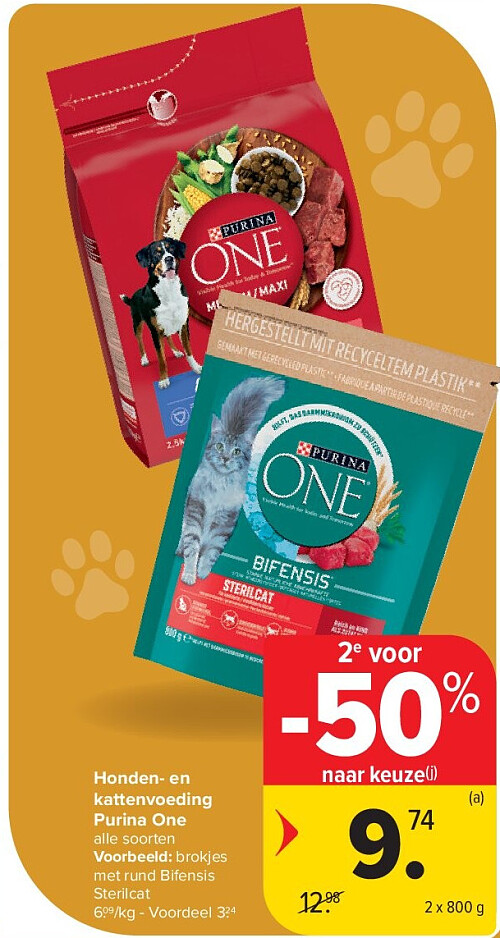 Honden- en kattenvoeding Purina One