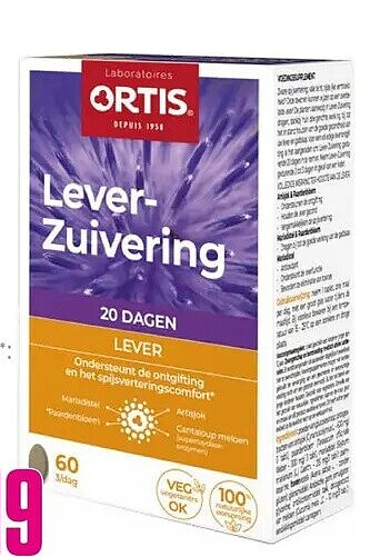 ORTIS LEVERZUIVERING 60 TABLETTEN