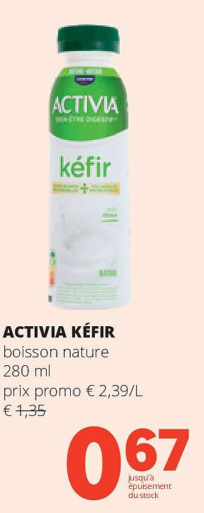 ACTIVIA KÉFIR boisson nature 280 ml