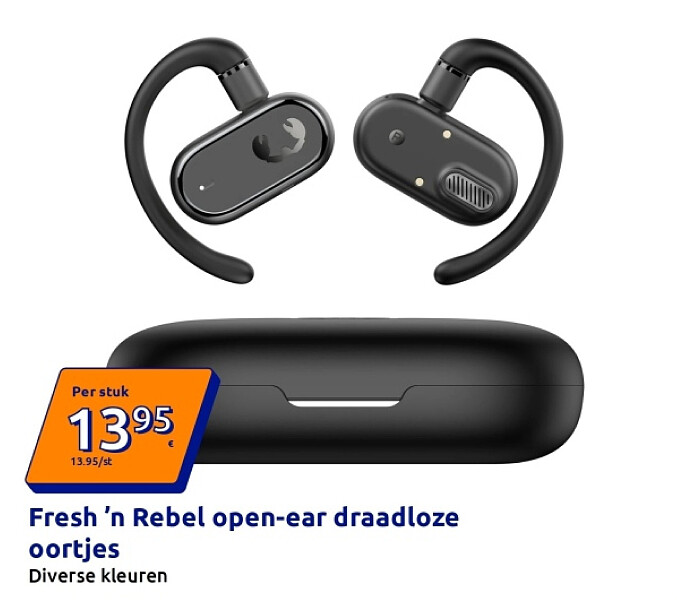 Fresh 'n Rebel open-ear draadloze oortjes