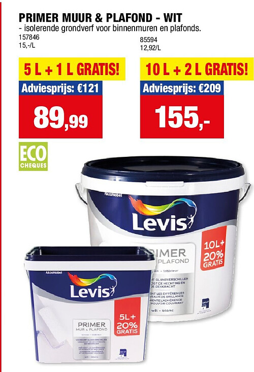 PRIMER MUUR & PLAFOND - WIT