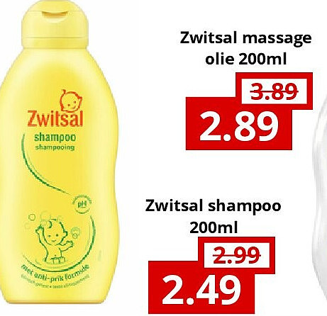 Zwitsal massage olie 200ml