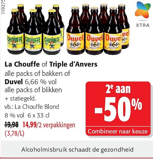 La Chouffe Blond 8 % vol 6 x 33 cl