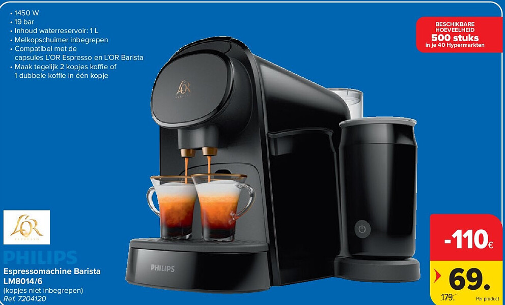 Espressomachine Barista LM8014/6