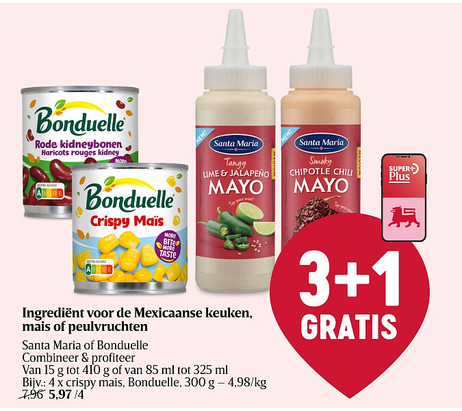 Ingrediënt voor de Mexicaanse keuken, mais of peulvruchten