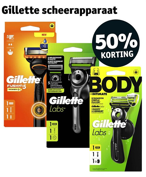 Gillette scheerapparaat