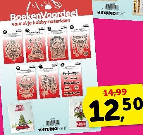 Studio Light kerst stempel- en snijmallenpakket