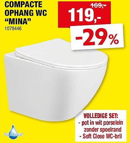 COMPACTE OPHANG WC “MINA”