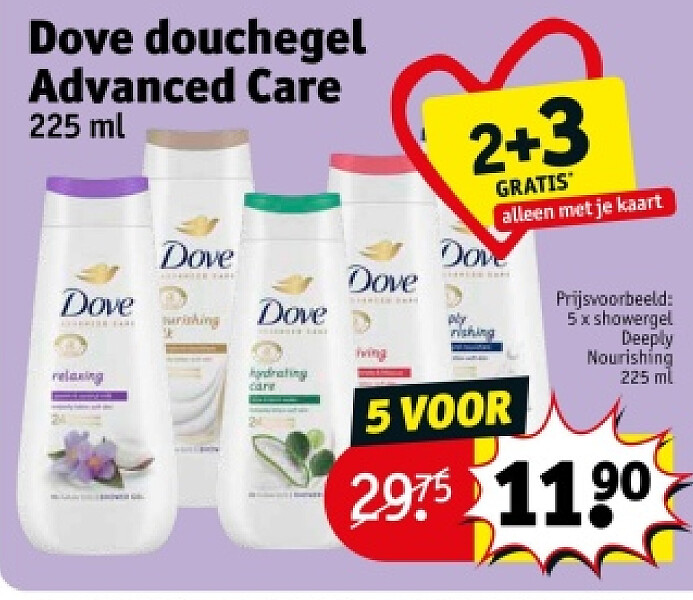 Dove douchegel Advanced Care