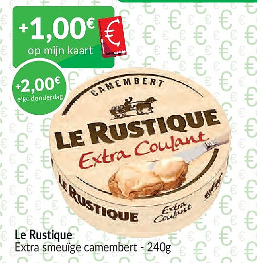 Le Rustique Extra smeuïge camembert - 240g