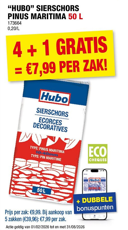 “HUBO” SIERSCHORS PINUS MARITIMA 50 L