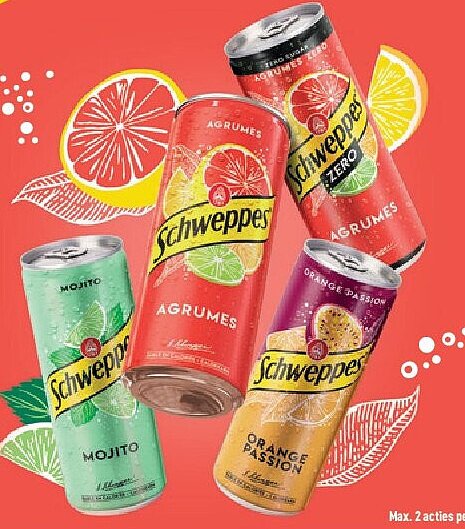 Schweppes blikjes 33 cl