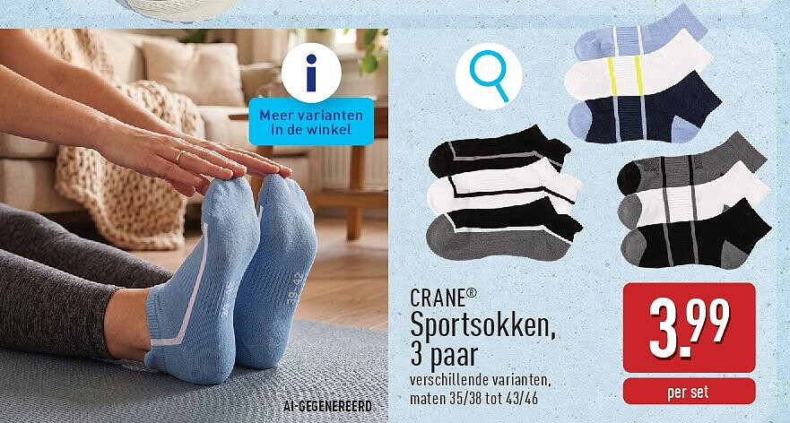 Sportsokken, 3paar