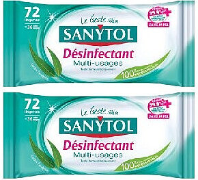 Lingettes multi-usages Sanytol