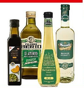 Essig und Speiseöl