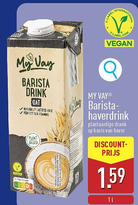 Barista- haverdrink