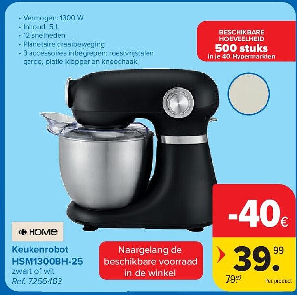 Keukenrobot HSM1300BH-25