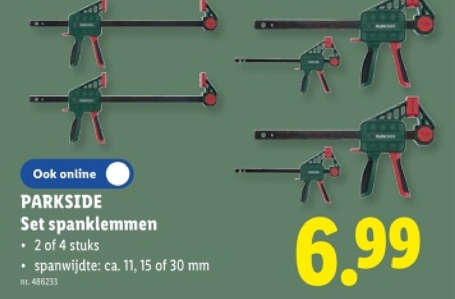 Set spanklemmen