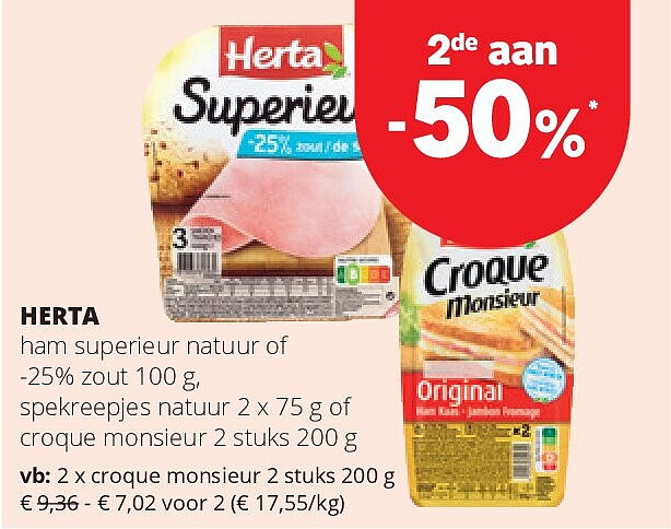 HERTA ham superieur natuur
