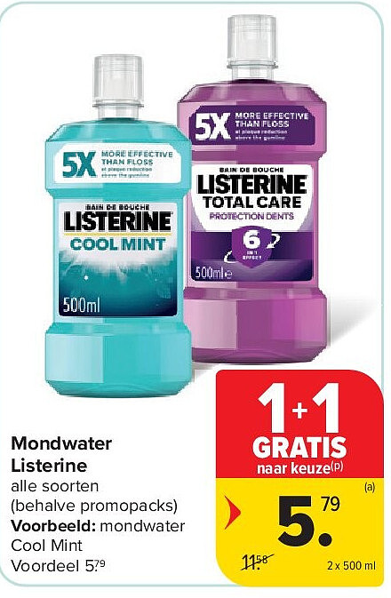 Mondwater Listerine