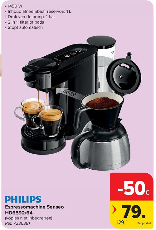 Espressomachine Senseo HD6592/64