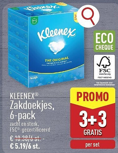 Zakdoekjes, 6-pack