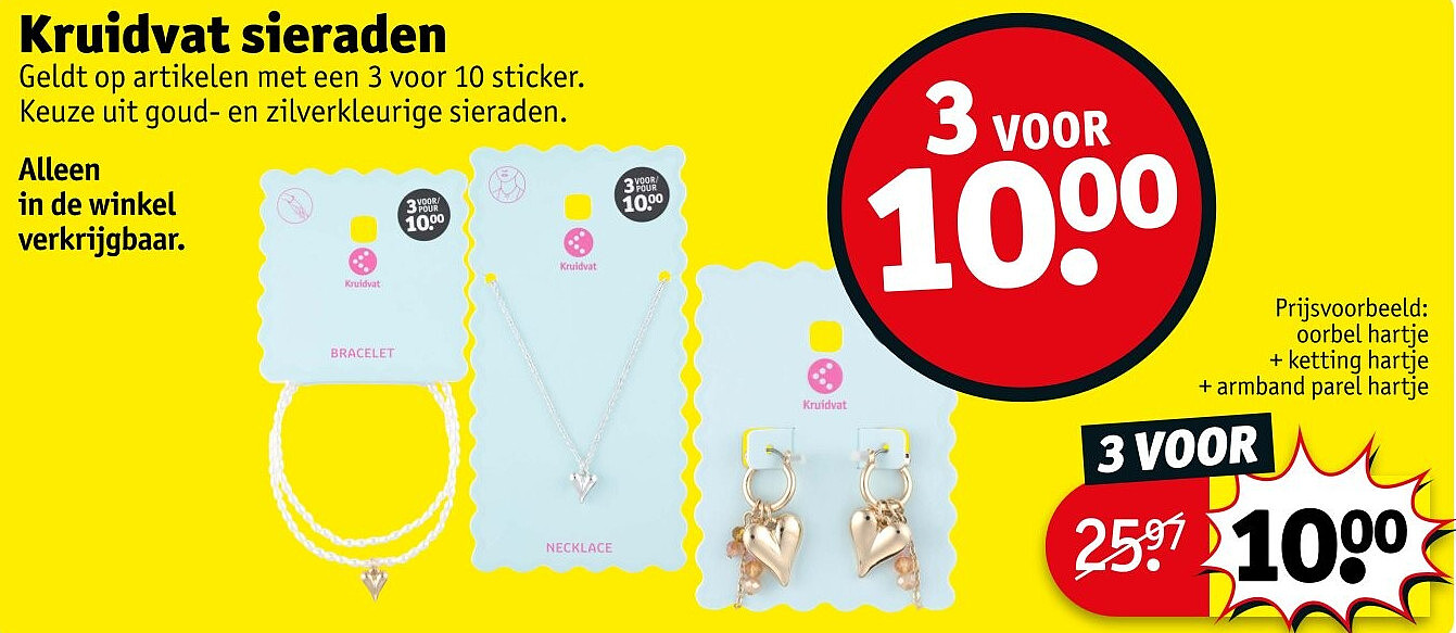 Kruidvat sieraden