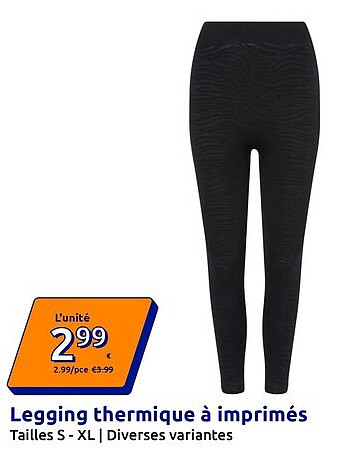 Legging thermique à imprimés