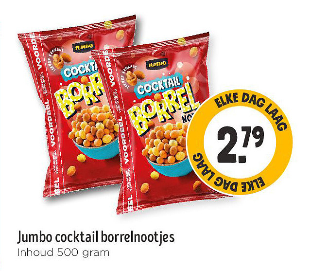 Jumbo cocktail borrelnootjes