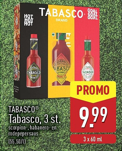 Tabasco, 3st.