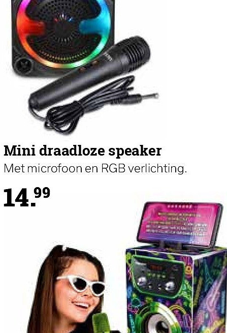 Mini draadloze speaker